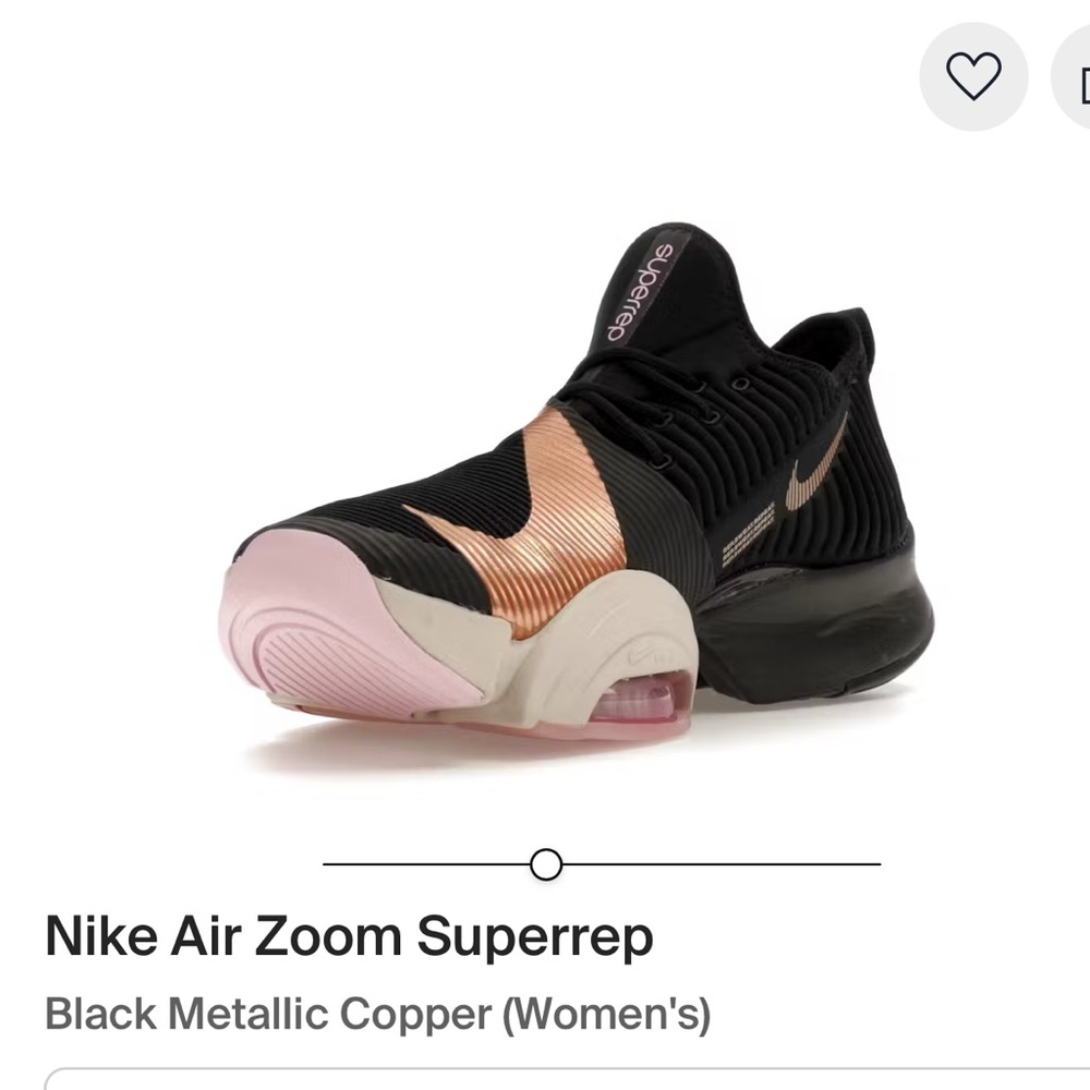 NIKE AIR ZOOM SUPERREP
SIZE 5.5
Barely worn
